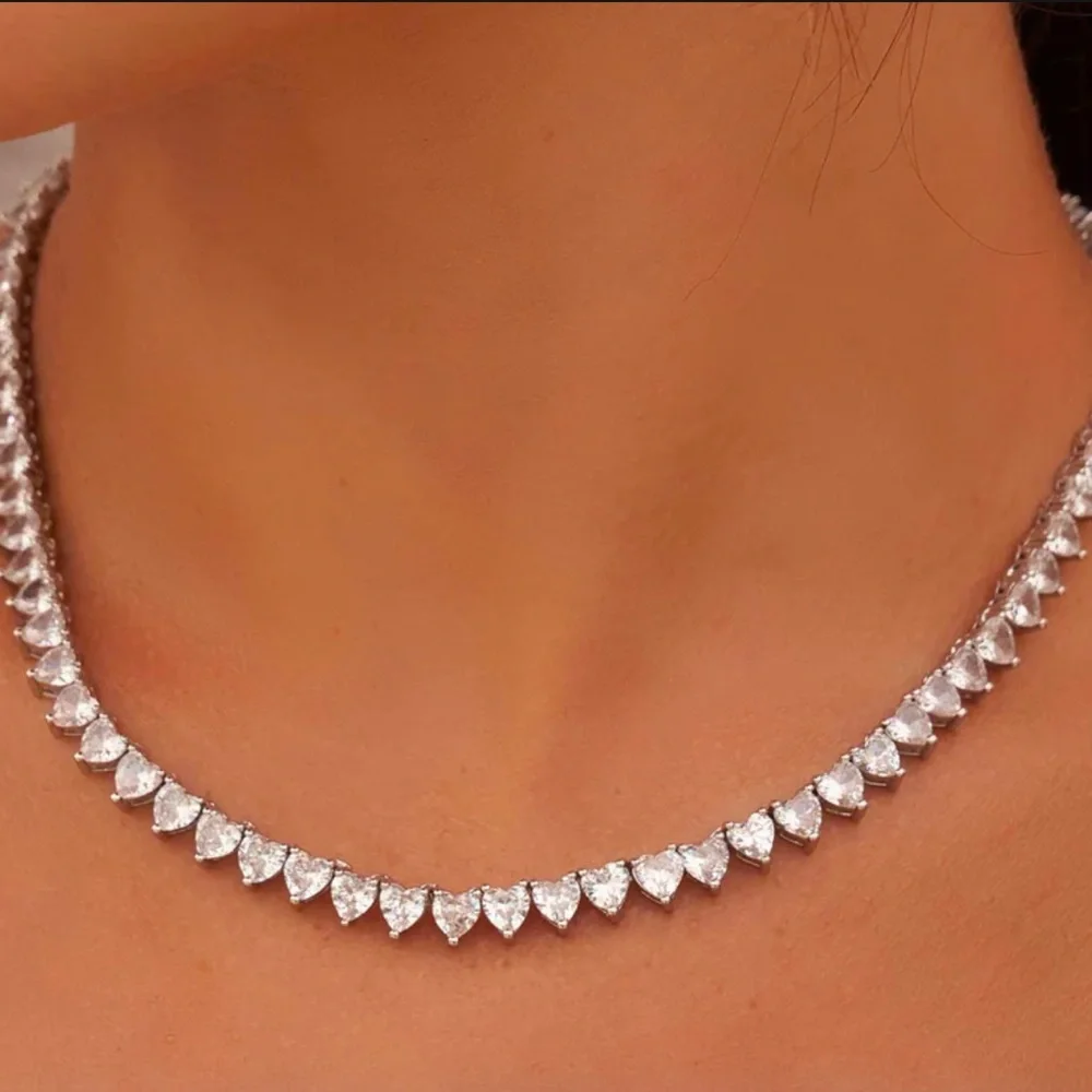 Heart shaped necklace 18”